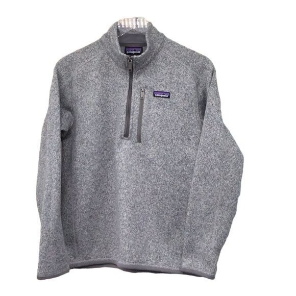 Patagonia Other - Patagonia Mens Small Stonewash Gray Better Sweater Pullover Jacket 1/4 Zip Secur